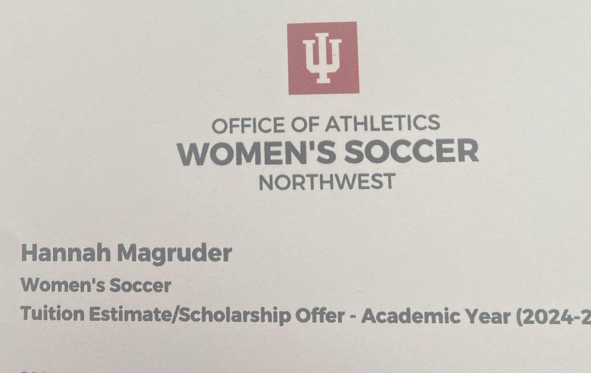 Hannah Magruder (@magruder_hannah) on Twitter photo I had a great campus tour today <a href="/IUN_WomenSoccer/">IU Northwest Women’s Soccer</a> and blessed to receive my first offer! @JeffHS_AD <a href="/JeffHS_GSoc/">Jeffersonville Lady Devils Soccer</a> I had a great campus tour today <a href="/IUN_WomenSoccer/">IU Northwest Women’s Soccer</a> and blessed to receive my first offer! @JeffHS_AD <a href="/JeffHS_GSoc/">Jeffersonville Lady Devils Soccer</a>