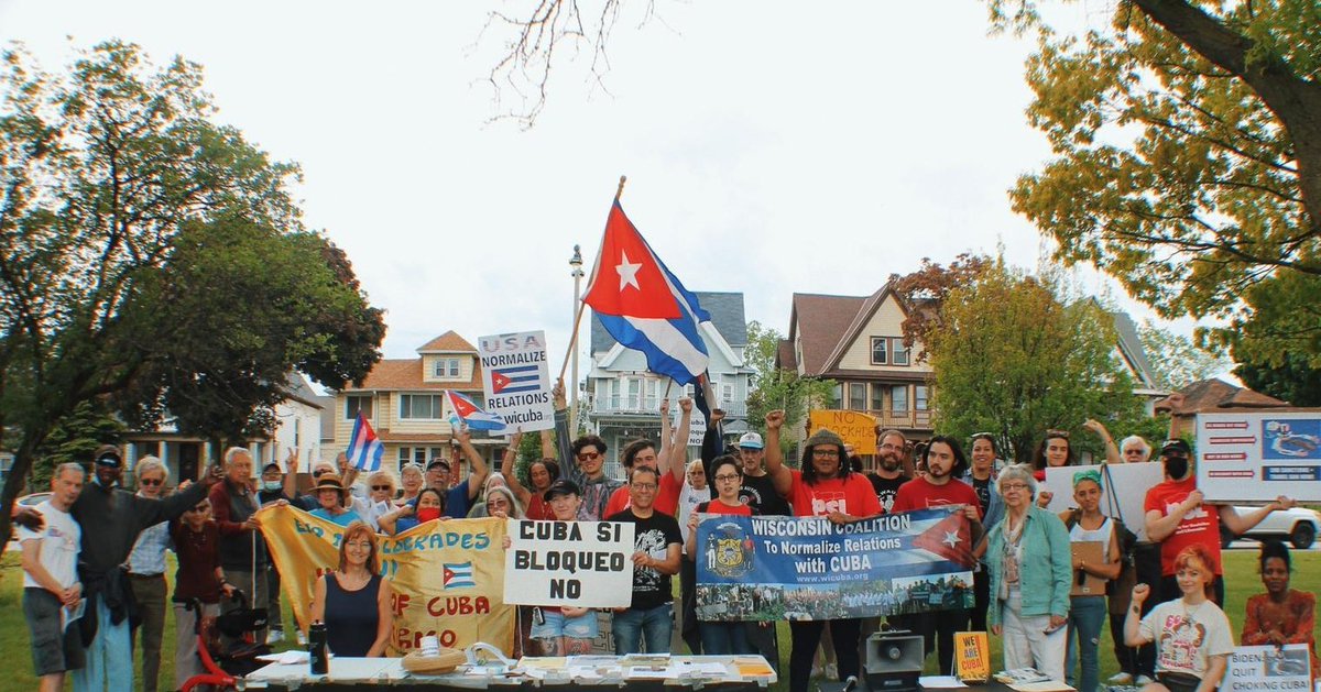 BrunoRguezP's tweet photo. Activistas, políticos y diversos sectores de Estados Unidos piden de manera creciente aliviar las duras y crueles condiciones que el bloqueo económico impone al pueblo de #Cuba en múltiples áreas.

#MejorSinBloqueo https://t.co/gVopIpZCK6
