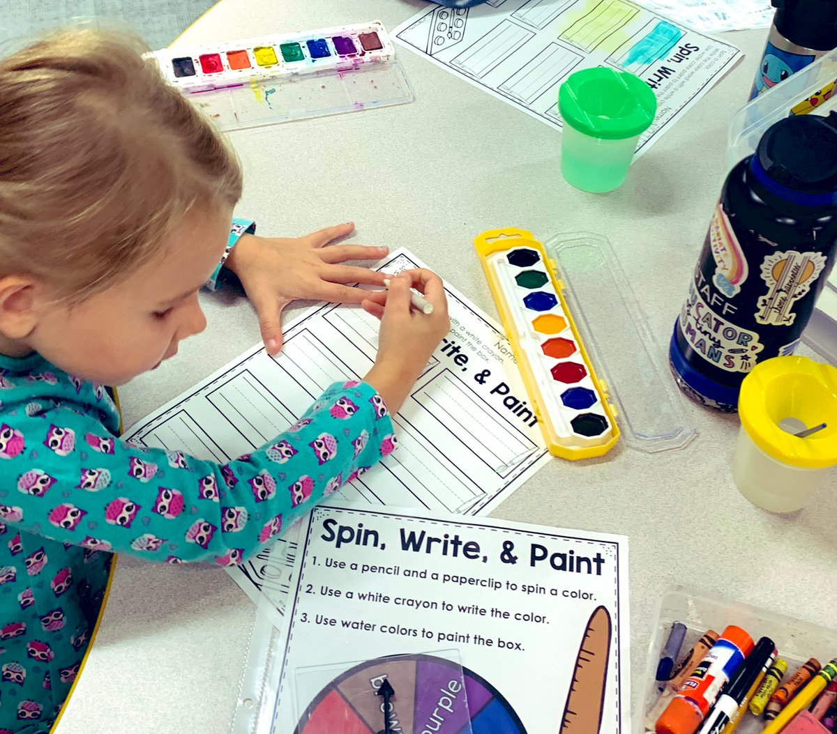 Mrs. Anderson, this is so magical! ✨ K4 friends practicing reading and writing color words! 🌈 #mckinleystrong #owatonnaproud #theymakemesmile