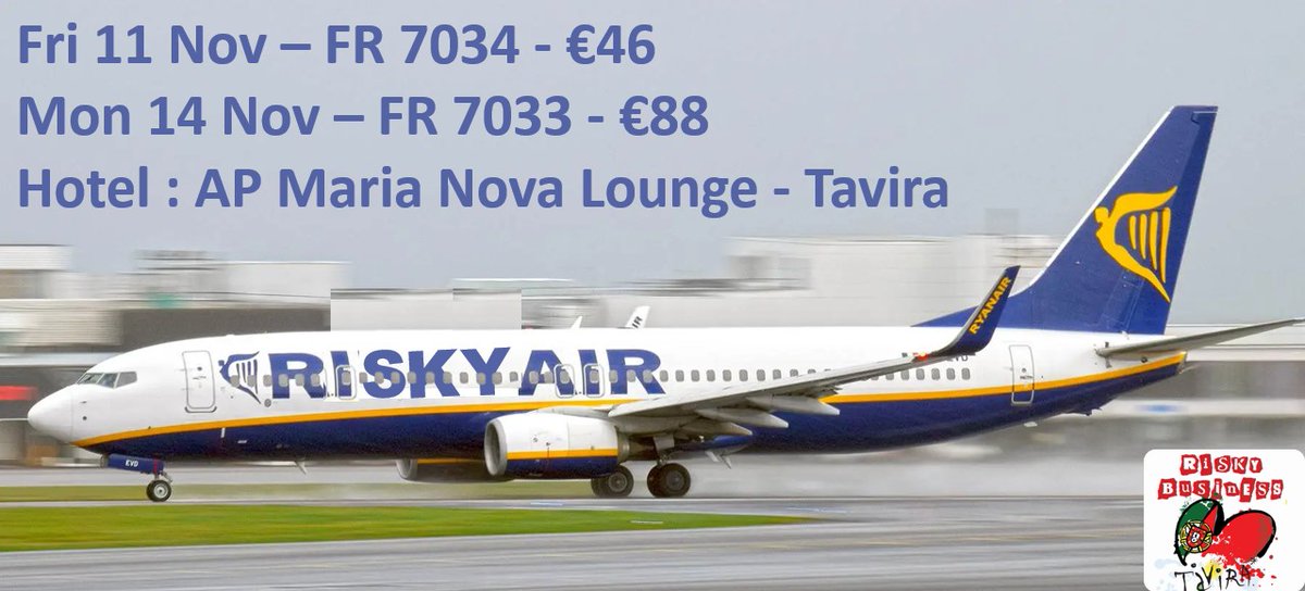 Flight and hotel details for upcoming gigs at The Black Anchor, Tavira Portugal - (Nervous flyers welcome!) #Tavira @taviratoday