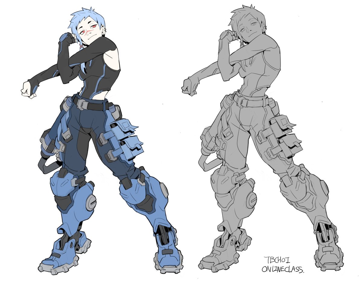 Hello I'm TBchoi Character concept artist at VALORANT. #PortfolioDay 