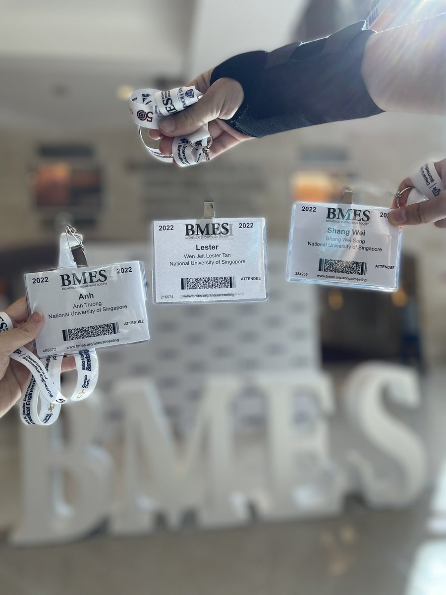 Excited for the full program <a href="/BMESociety/">Biomedical Engineering Society</a> #BMES2022! Catch our 1st out of 3 presentation tomorrow at 2.30pm CDT by Shang Wei on point-of-care diagnostics 🦠 <a href="/TheN1Institute/">The N.1 Institute for Health (N.1)</a> <a href="/WeAreWisDM/">The Institute for Digital Medicine (WisDM)</a> <a href="/BME_NUS/">NUSBME</a>