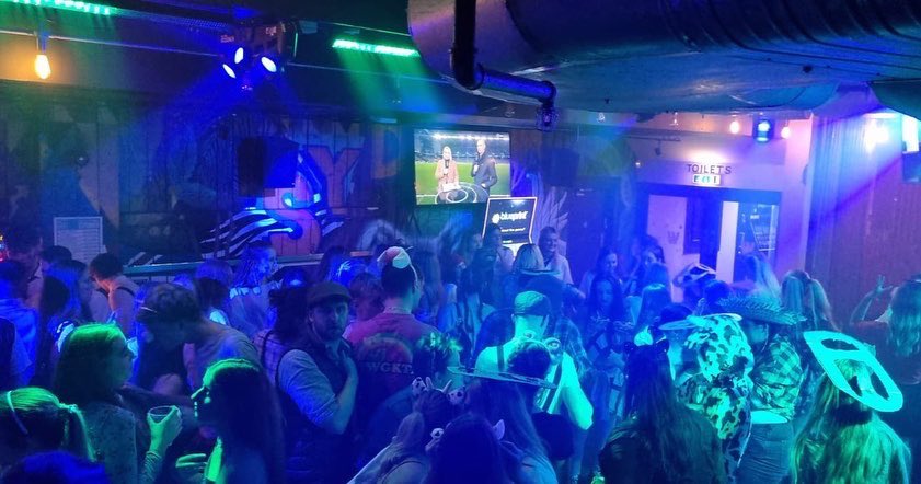 Always nice to see Salford Uni Students at Walkabout. Wednesdays always Free Entry, always £1.50 sel drinks on a Wednesday, never shafting students and always ❤️’ing u! (Society Soonsorships Available). <a href="/Walkprintworks/">Walkabout Printworks</a>