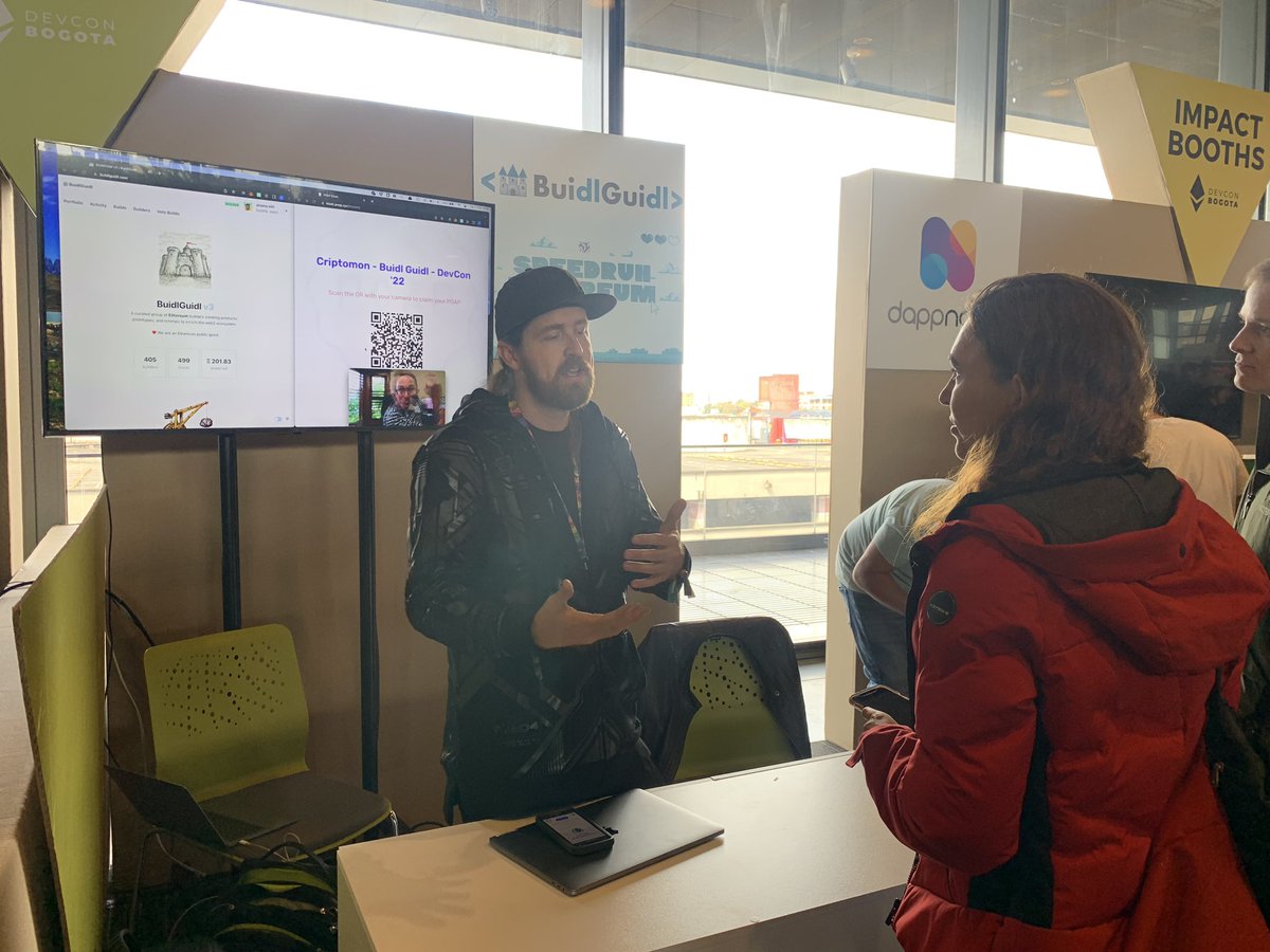 0xLScorpion's tweet image. Final day at the BuidlGuidl booth nice meeting you all … @edatweets_ @_carletex_ @gjacuna @cryptomastery_ @DanieleSalatti @Blind_nabler Steve Carlos #BuidlGuidl #speedrunethereum @austingriffith