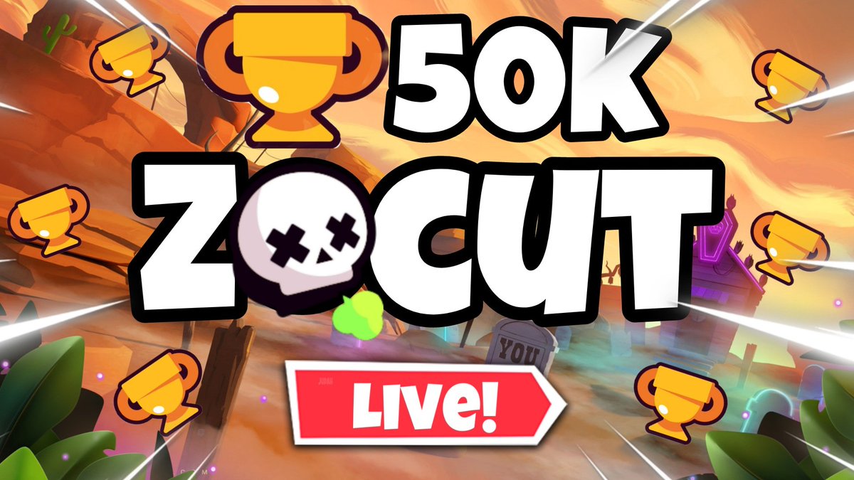 Zocut5's tweet photo. #brawlstars Today im am going to push to 50,000 thousand trophies in the trophie road,the stream will start in 20 minutes go Cheer me on https://t.co/wjiA2b8Q3j https://t.co/5QSMBSDPIn