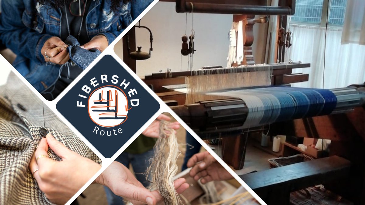 FibershedN's tweet photo. Fibershed Route: Op 22 Oktober openen lokale textiel- en modeondernemers van Fibershed Nederland hun deuren voor publiek! https://t.co/YLH7O4Idq1 https://t.co/fMfDuU4PIi