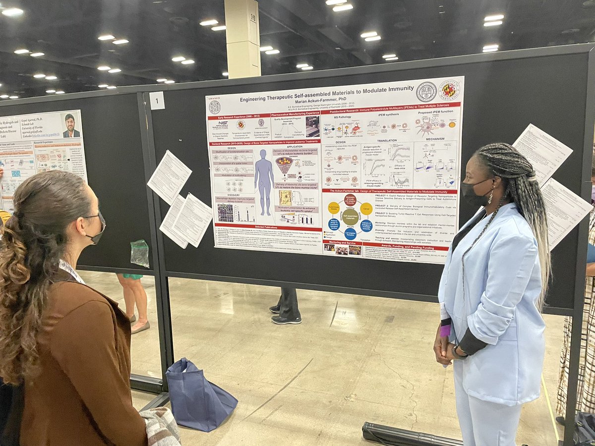 Mykel D. Green, PhD (@mykeldgreen) on Twitter photo Another one! Marian Ackun-Farmmer (<a href="/ackun_amatata/">Marian AF</a>) sharing her future lab vision focusing on immunomodulating biomaterials. Someone hire this woman!!! <a href="/BlackInBME/">BlackInBME</a> <a href="/BmesDiversity/">BMESDiversity</a> <a href="/BMESociety/">Biomedical Engineering Society</a> #BMES2022 Another one! Marian Ackun-Farmmer (<a href="/ackun_amatata/">Marian AF</a>) sharing her future lab vision focusing on immunomodulating biomaterials. Someone hire this woman!!! <a href="/BlackInBME/">BlackInBME</a> <a href="/BmesDiversity/">BMESDiversity</a> <a href="/BMESociety/">Biomedical Engineering Society</a> #BMES2022