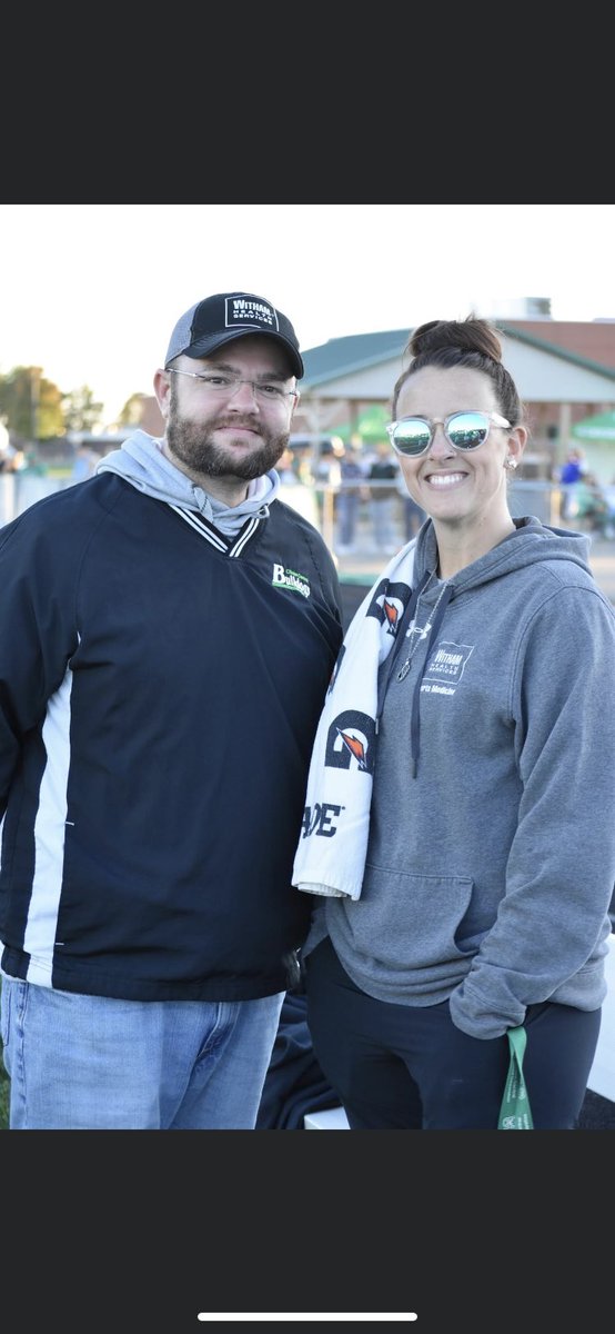 Thanks to my NP co-worker for helping me out on the sidelines during our home football games. Glad we’ve gotten to work together for the last few years! 🏈 🐶 <a href="/withamhealth/">Witham Health</a> <a href="/CCAthleticDept/">Clinton Central Athletics</a> #SportsMedicine #healthcare