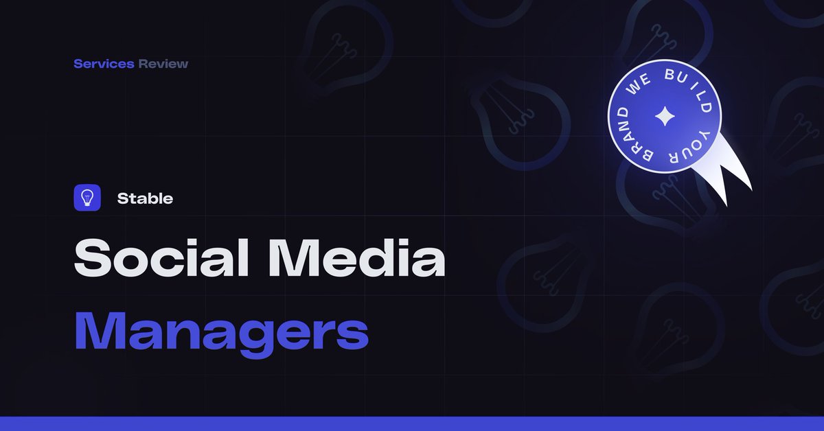 StableStrat's tweet photo. Too busy building behind the scenes?🛠

Well don’t leave your community in the dark - partner with one of our Social Media Managers to help keep your community engaged and up to date!🧑🏼‍💻

💡https://t.co/4ZdaGPVikA https://t.co/V9Sg4NUeWQ