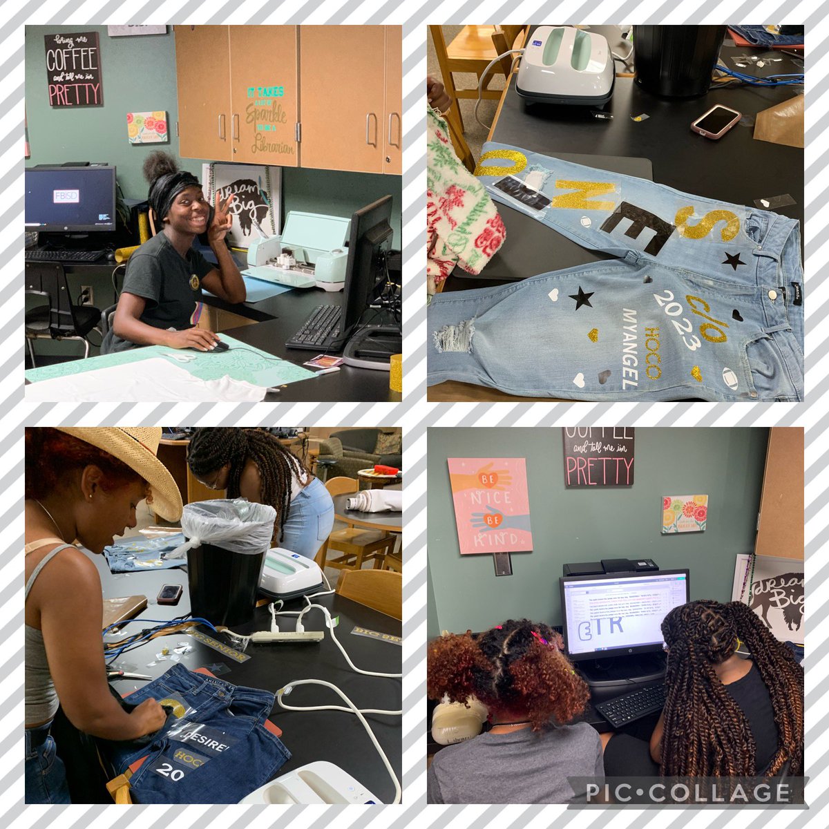 Marshall Library (@mhsbuff_library) on Twitter photo When your students realize the <a href="/Cricut/">Cricut</a> maker space station in the library is AMAZING 🤩 #BuffHoco <a href="/MHS_Buffs/">Marshall High School</a> <a href="/FBISD_Libraries/">FBISD Libraries</a> #morethanjustbooks #creativityatwork #hslibrariansROCK When your students realize the <a href="/Cricut/">Cricut</a> maker space station in the library is AMAZING 🤩 #BuffHoco <a href="/MHS_Buffs/">Marshall High School</a> <a href="/FBISD_Libraries/">FBISD Libraries</a> #morethanjustbooks #creativityatwork #hslibrariansROCK