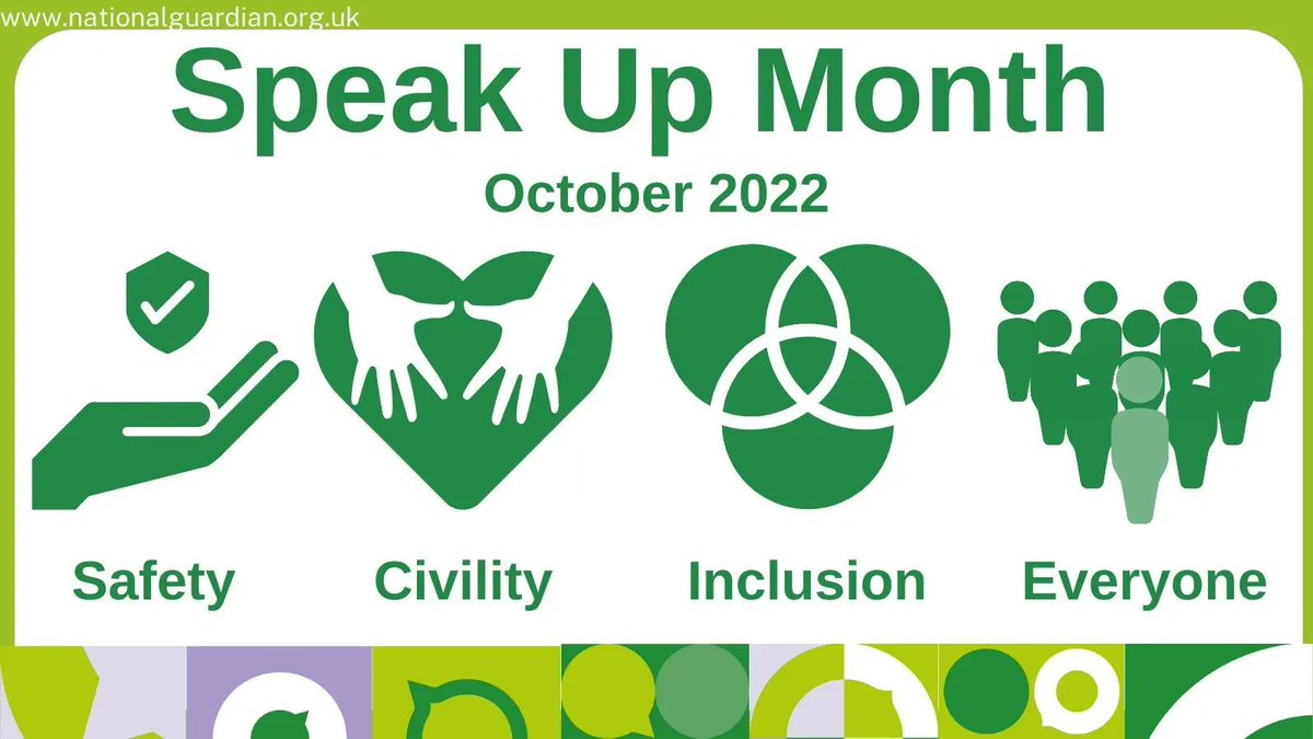 We are responsible for our actions. Our accountability does not negatively correlate with our pay.

We must find a way to give feedback where we see incivility. Silence will stifle our growth ~CT

#FTSUforEveryone
#SpeakUpForSafety
#SpeakUpForInclusion
#SpeakUpForCivility
#FTSU