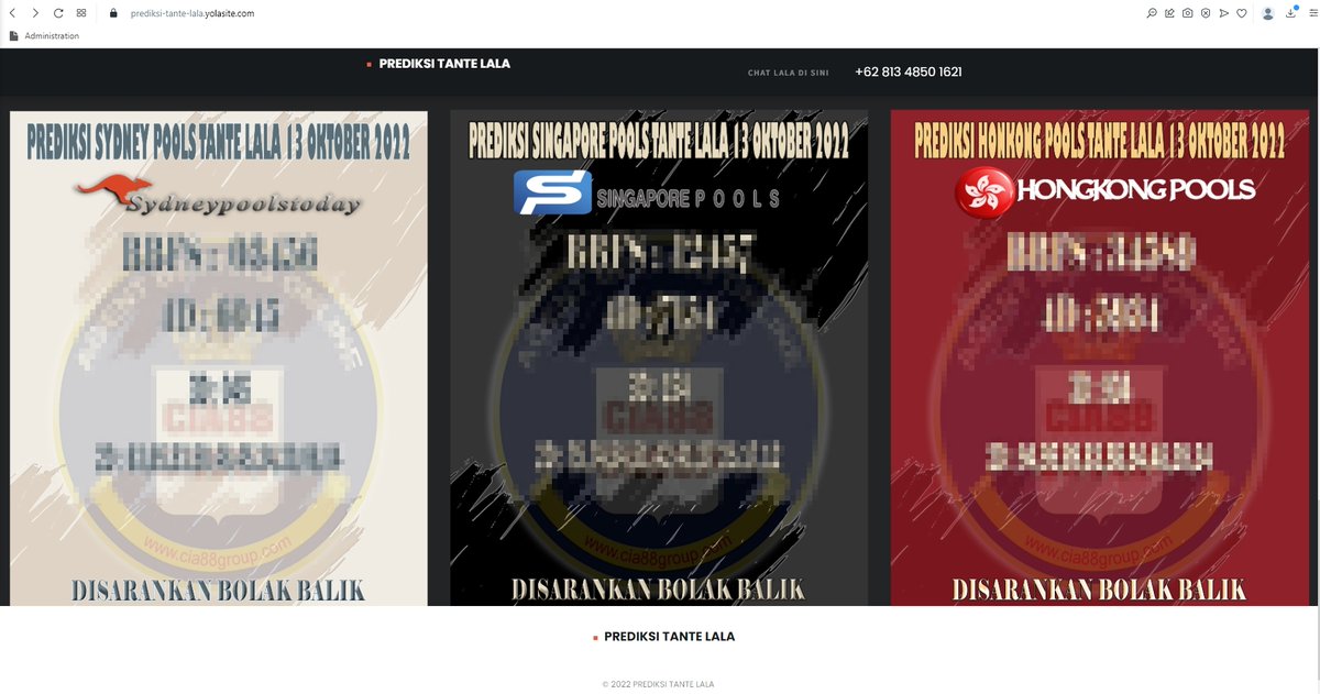 LalaMarcia3's tweet photo. 🇦🇺 🇸🇬 🇭🇰 Prediksi hari ini yah Sayangg 13 OKTOBER 2022 SUDAH READY😘 🇦🇺 🇸🇬 🇭🇰
AWASSSS JP Nanti 😍
LANGSUNG KLIK SAYANGG YANG PENASARAN 🥰😘😘
👇👇👇👇👇👇👇👇👇👇👇👇👇👇
https://t.co/dy9whcXNez
SLOT GACOR JUGA ADAA 😍😍 https://t.co/8bhfkZcokQ