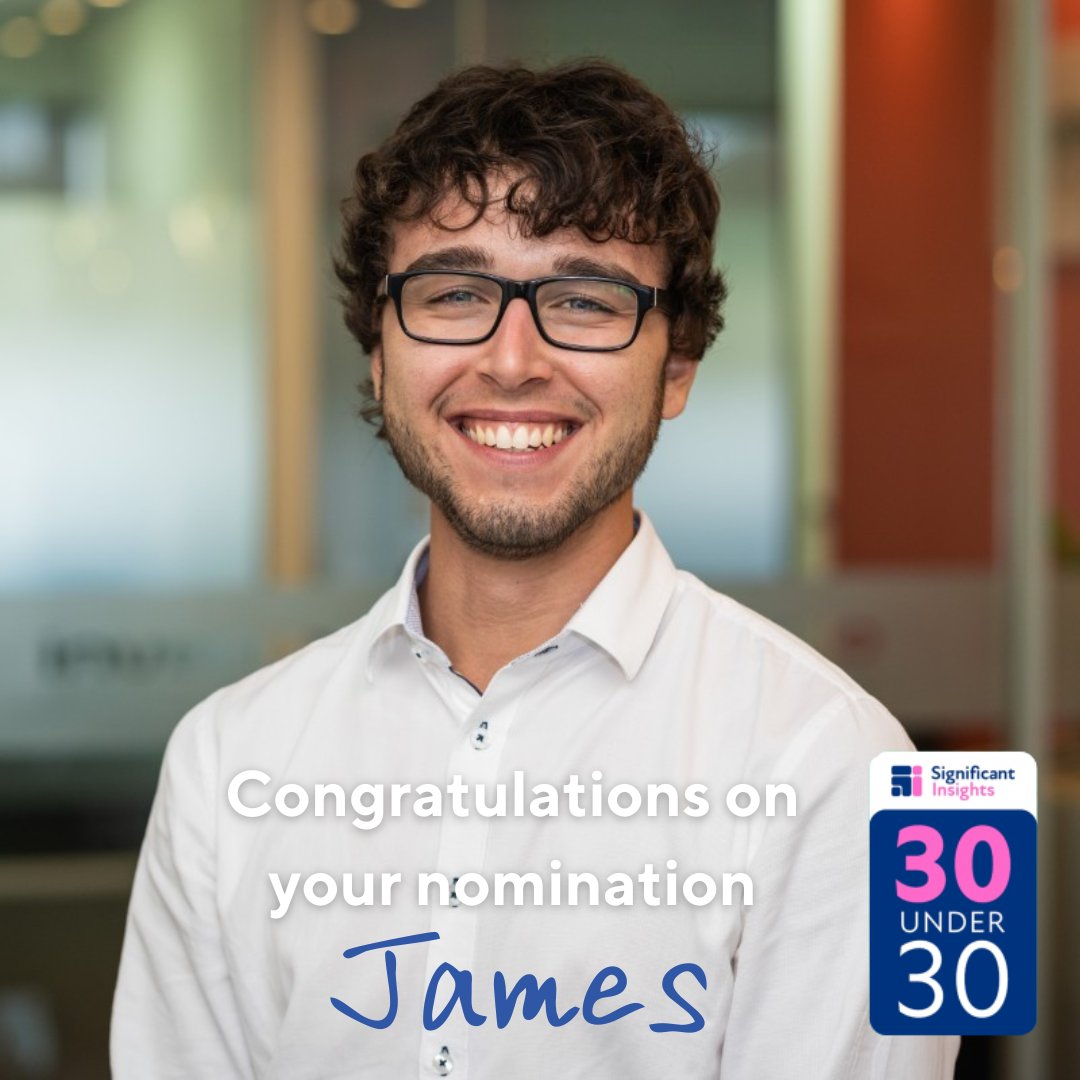 Congratulations to James Ruta, our Senior Research Executive for being nominated for the Significant Insights Media Global 30 Under 30 list for 2022!