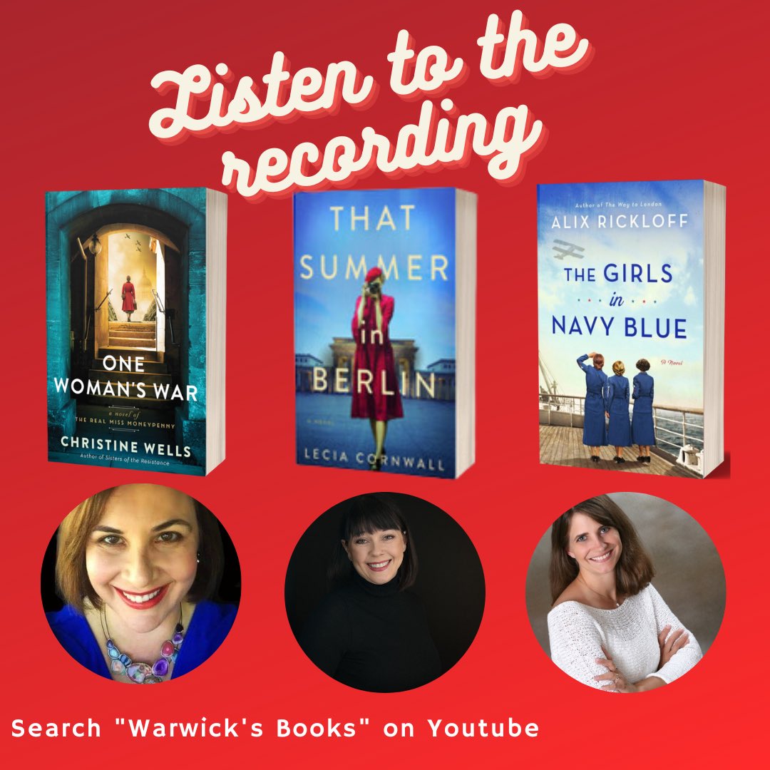 ChristineWells0's tweet photo. We had such a fun discussion! To listen to the playback: https://t.co/MBQMTBRqDq @AlixRickloff @Leciacornwall @WmMorrowBooks @KevanLyon @BerkleyPub @HarperCollinsAU @HarperCollinsCa https://t.co/nksK0VVDwD