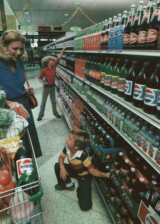 Before the 1980s, soft drink bottles were made of glass, washed, and refilled — you could even return them to the supermarkets “for deposit”.