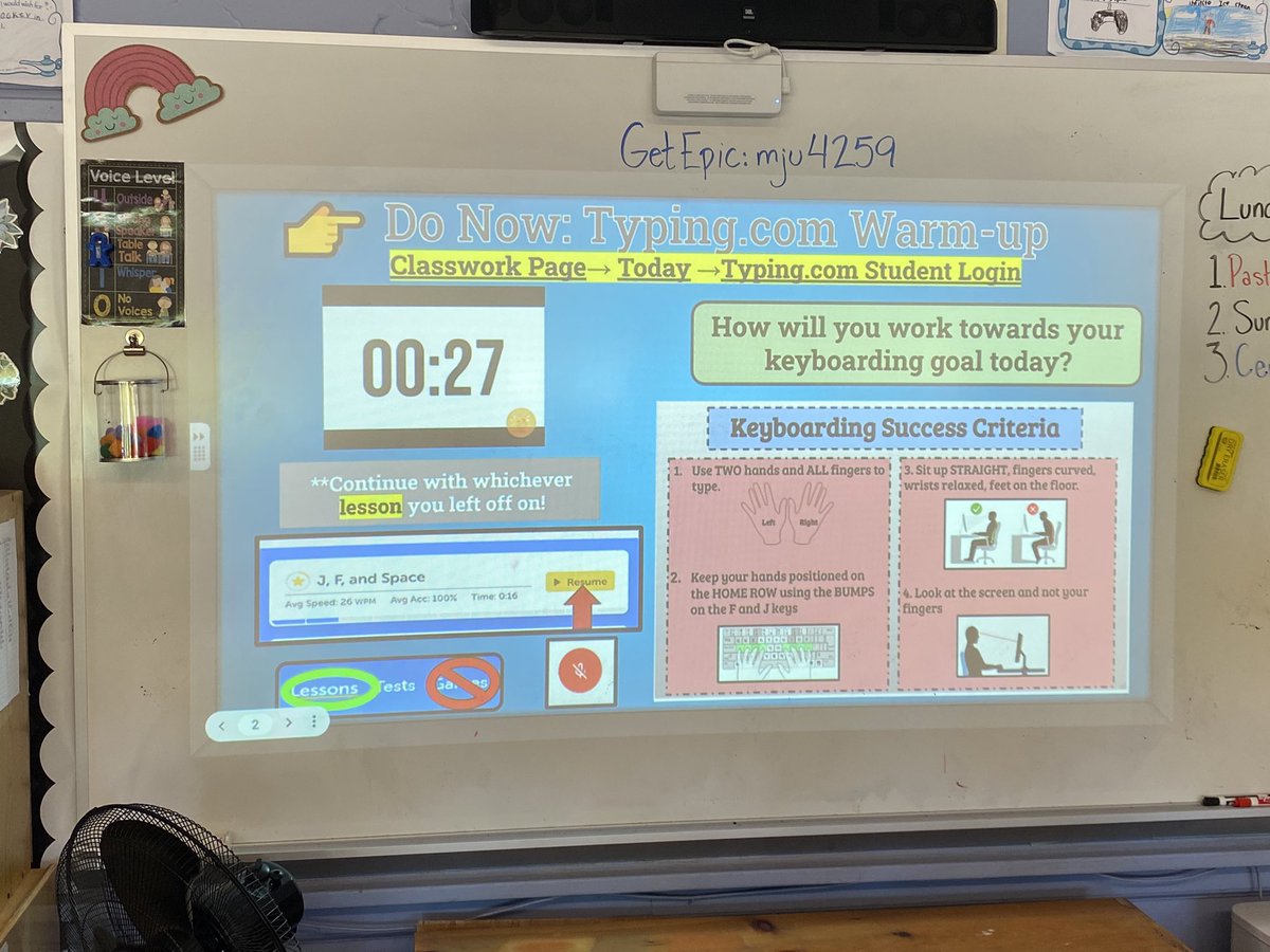 Digital literacy had a packed agenda; typing practice, portfolio work on google sites, then changed their passwords! Nice job 4th graders!