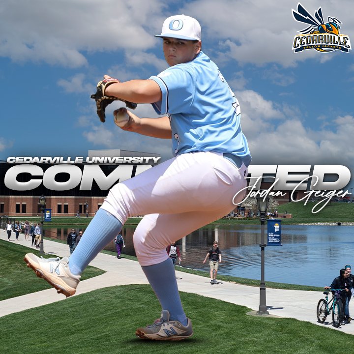 Jordan Geiger (@geiger_3) on Twitter photo I am extremely excited to announce that I will be furthering my athletic and academic career at Cedarville University! I would like to thank my family, coaches, & teammates for their support! <a href="/OEBbaseball/">Ohio Elite Baseball</a> <a href="/OEBStatzer/">Ohio Elite - Statzer</a> <a href="/CollinsWCHS/">Wormhole</a> @WCHSBASEBALL33 <a href="/CUJacketsBase/">Cedarville University Baseball</a> @mattrichter_17 I am extremely excited to announce that I will be furthering my athletic and academic career at Cedarville University! I would like to thank my family, coaches, & teammates for their support! <a href="/OEBbaseball/">Ohio Elite Baseball</a> <a href="/OEBStatzer/">Ohio Elite - Statzer</a> <a href="/CollinsWCHS/">Wormhole</a> @WCHSBASEBALL33 <a href="/CUJacketsBase/">Cedarville University Baseball</a> @mattrichter_17