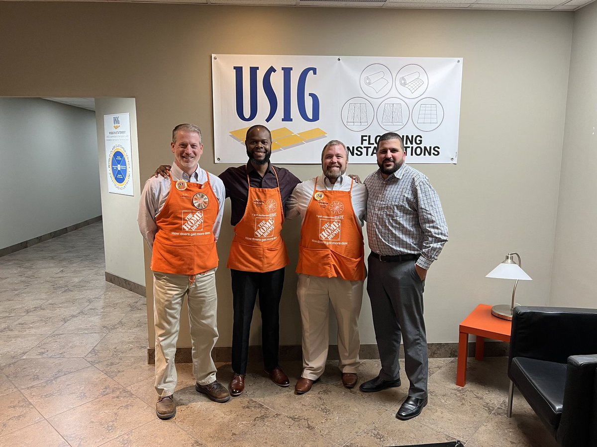 Alexis Torres (@alexisusig) on Twitter photo USIG was happy to be able to offer our Norcross office to our #HDMS partners to conduct their meetings. We are ready and willing to help in anyway we can. This is what partnership looks like! Thanks for everything you all do! #HomeDepot #USIG USIG was happy to be able to offer our Norcross office to our #HDMS partners to conduct their meetings. We are ready and willing to help in anyway we can. This is what partnership looks like! Thanks for everything you all do! #HomeDepot #USIG