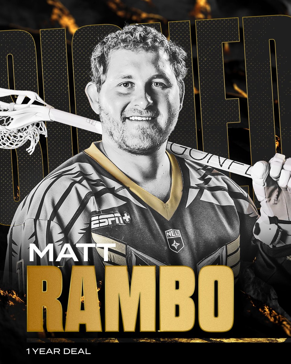 SIGNING: We have signed <a href="/rattmambo/">Matt Rambo</a> to a 1 year deal! (pending NLL approval) 
#WingsLax