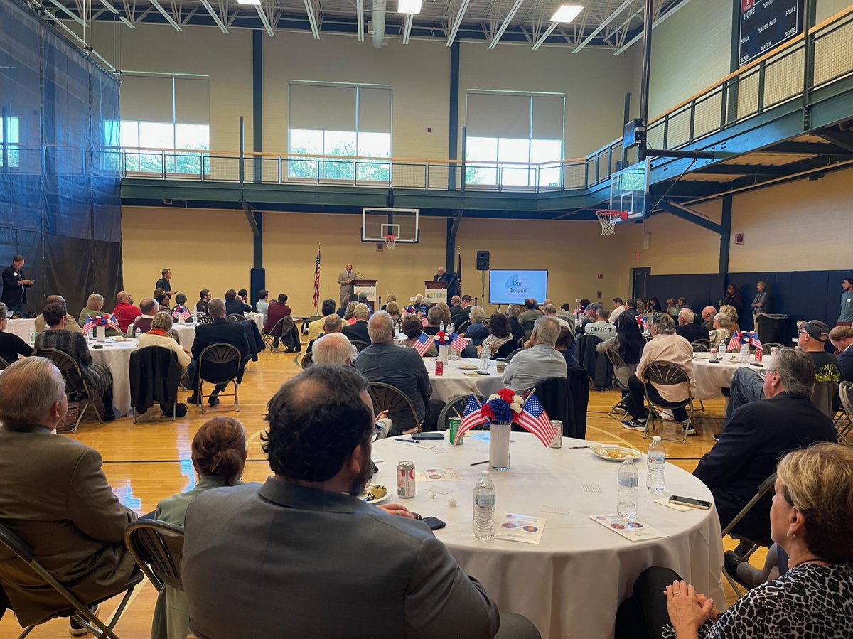 GenDonBolduc's tweet photo. The @NashuaChamber candidate forum ✅ It’s unfortunate @SenatorHassan insisted we not share a stage today. While I disagree going against the #NHWay, I do believe it was important for Granite Staters to hear where we both stand on the issues in order to make an informed decision. https://t.co/b3Bpl5hc4c