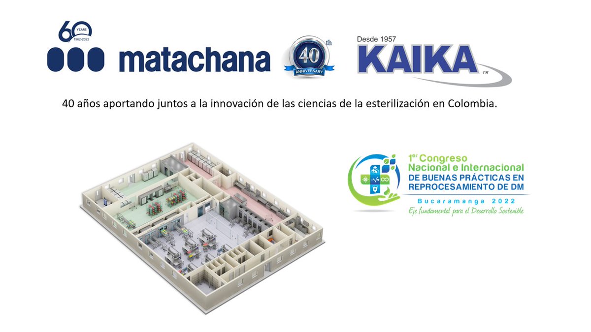 kaikamed's tweet photo. Preparando todo para el 1°Congreso Nacional e Internacional de buenas prácticas en reprocesamiento de DM en #bucaramangasantander
¡Los esperamos en el stand 48 para celebrar nuestro aniversario 40 con @OOO_MATACHANA !

#Kaika #equiposmédicos #matachana #esterilización #rumed https://t.co/c2ek7w33Wd