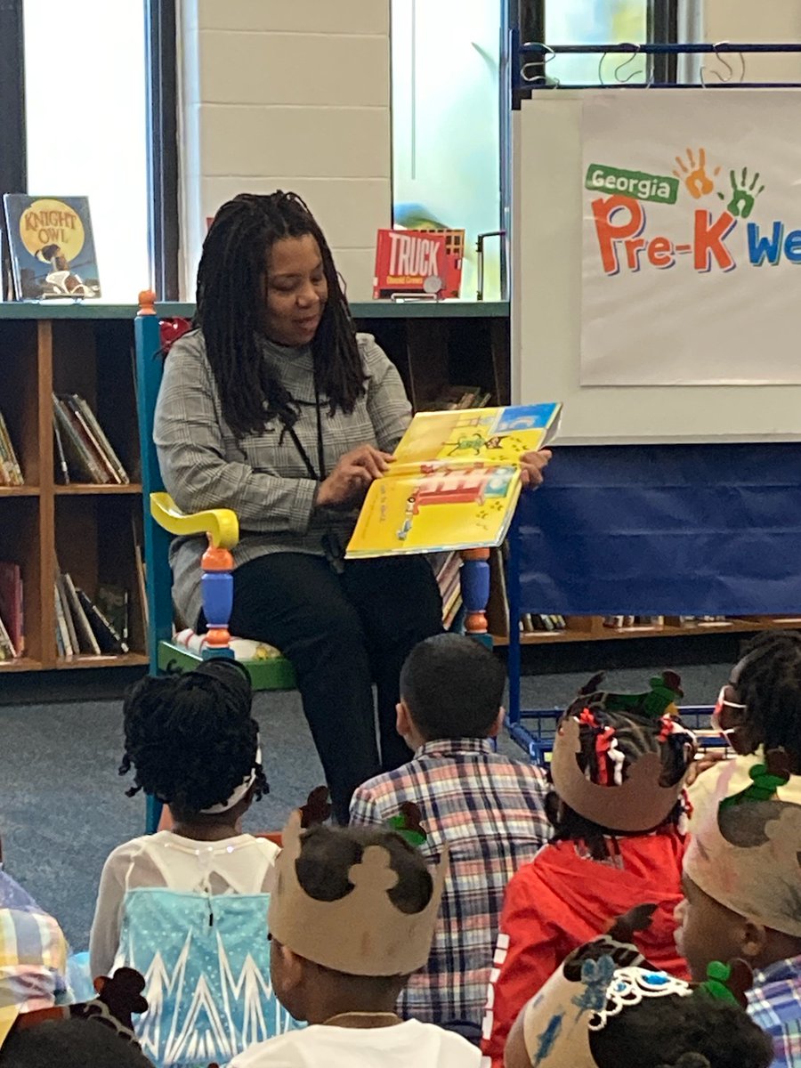 ELCFormey1's tweet photo. About Georgia Pre-K Week!!!! It was amazing. So grateful for the important leaders that took time to read to our students. #ServantLeadership https://t.co/uAGNjgscx7