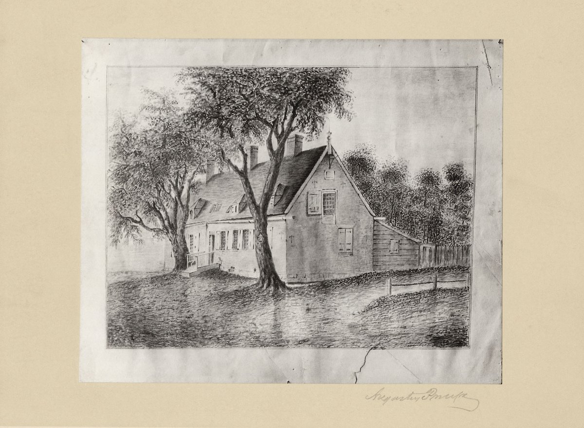 HoxsieAlbany's tweet photo. Finally, another Albany Bicentennial marker – but once again, one that has long since disappeared – denoting 
the original Van Rensselaer manor house, its successor, and the business office of the Patroon – all now gone and unmarked. #albany #localhistory 
https://t.co/0nWQCv4LD1 https://t.co/ZRX9pYEoqN