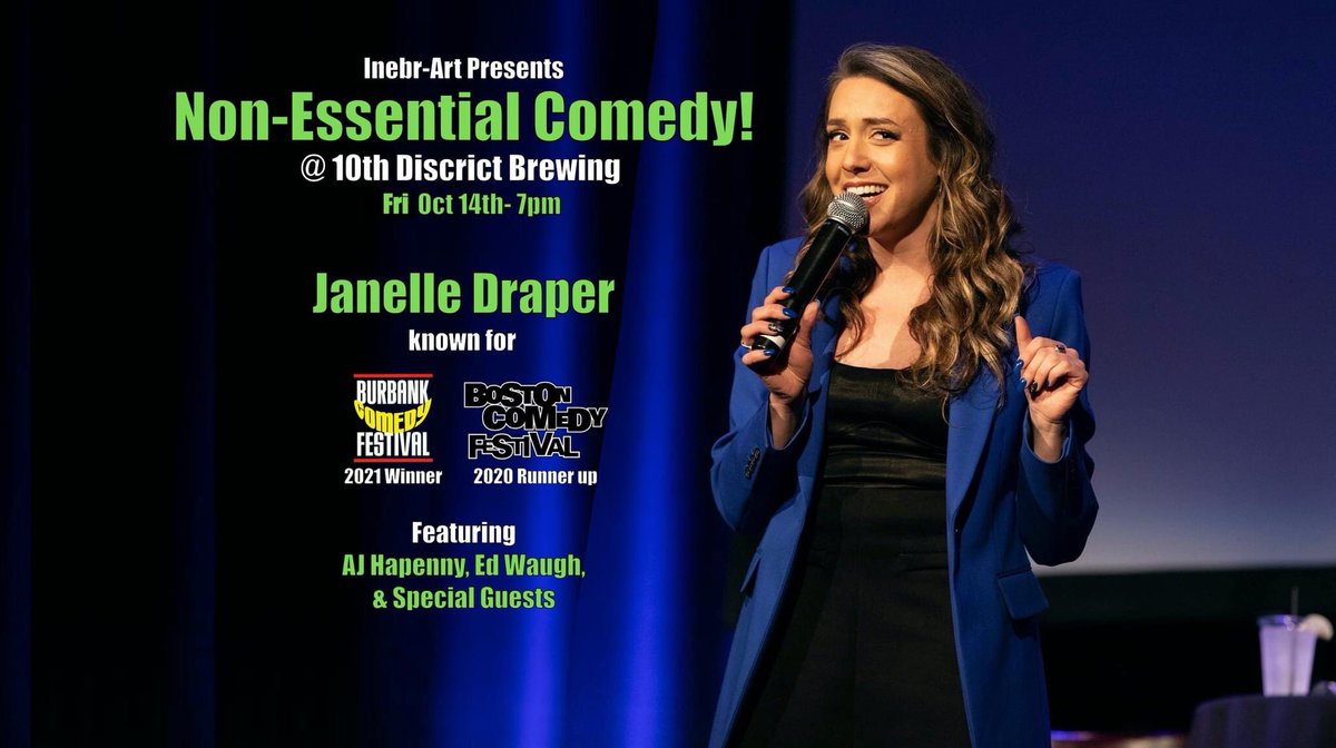 There are still a hand full of tickets left for this Friday’s comedy night. Can’t beat this deal at $10! #comedynight eventbrite.com/e/non-essentia…