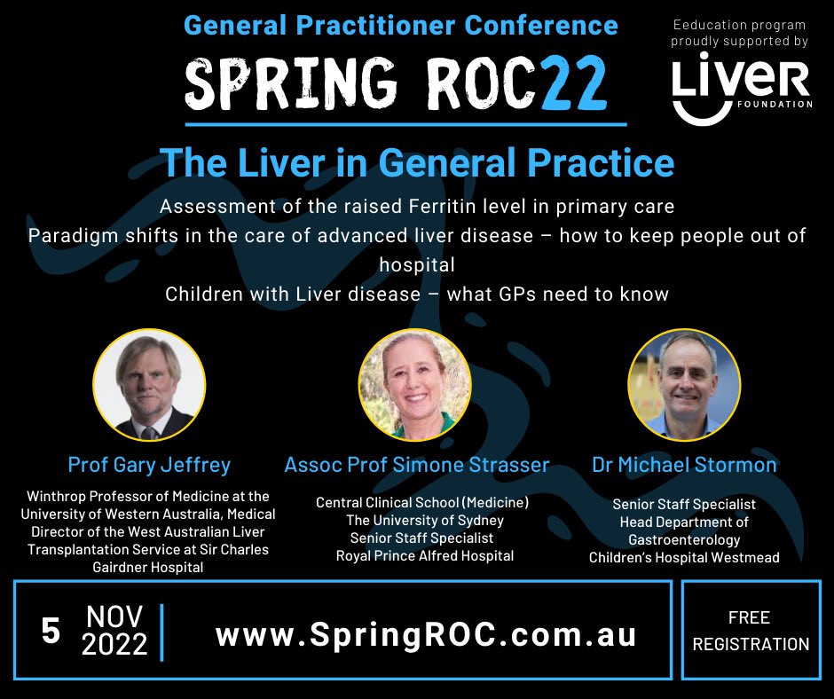 Join us at Spring ROC22 to learn all about how to provide optimal care for big and small patients with liver disease! #GPsROC