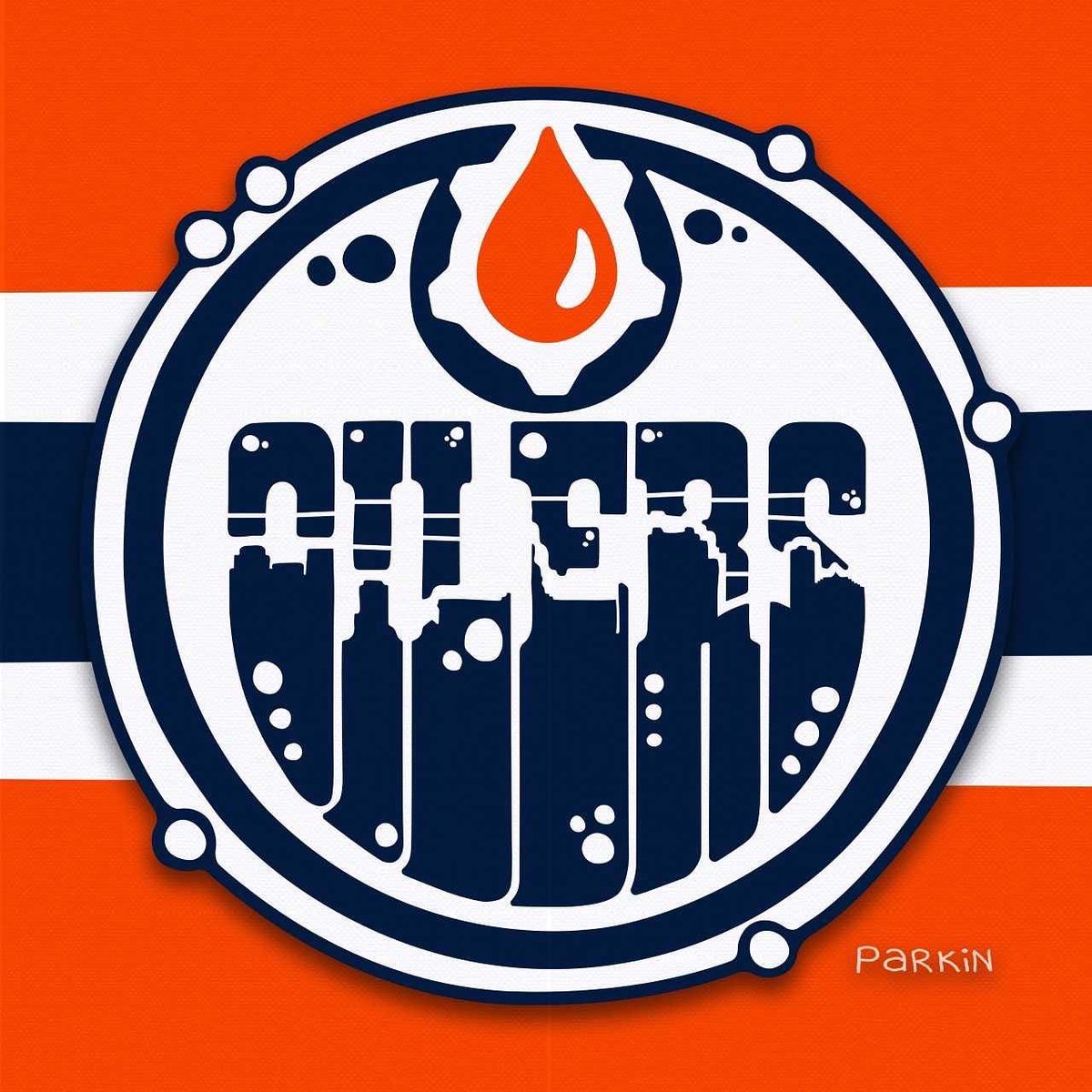 TSN_Sports's tweet photo. Kory Parkin is a Kanyen’kéha (Mohawk) Indigenous Artist that reimagined hockey imagery with deep Indigenous roots. Like his family, teams and fan bases are spread out from coast to coast to coast, and these logos honour that. 

Western Conference

@paintsbyparkin https://t.co/Zzjh3ISBeb