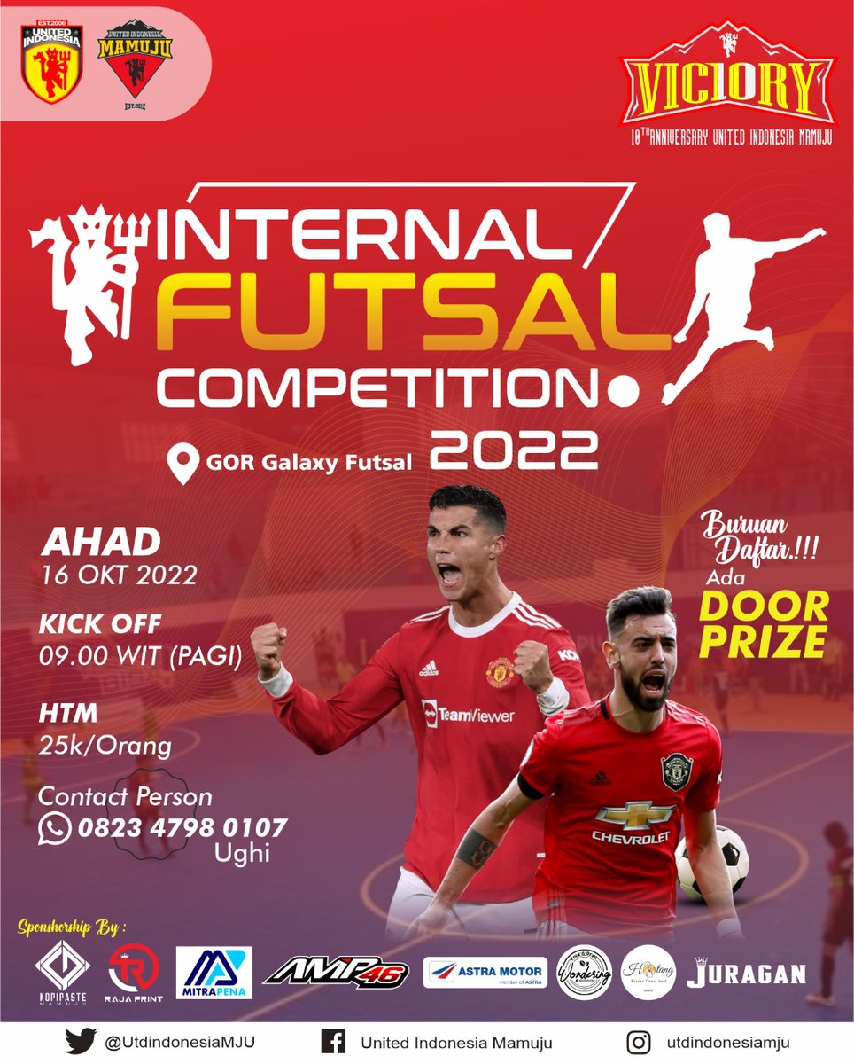Internal futsal competition United Indonesia Mamuju 2022