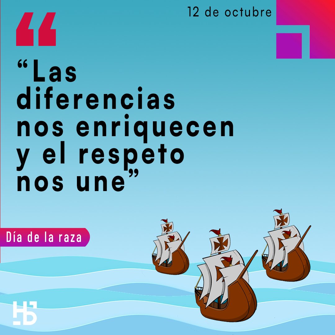 Hoy que es día de la raza, recordemos que la diversidad, aceptación y el respeto deben ser valores importantes en nuestra sociedad. Es importante saber que las diferencias nos enriquecen y el respeto nos une. 

#DíaDeLaRaza 🤝🏻