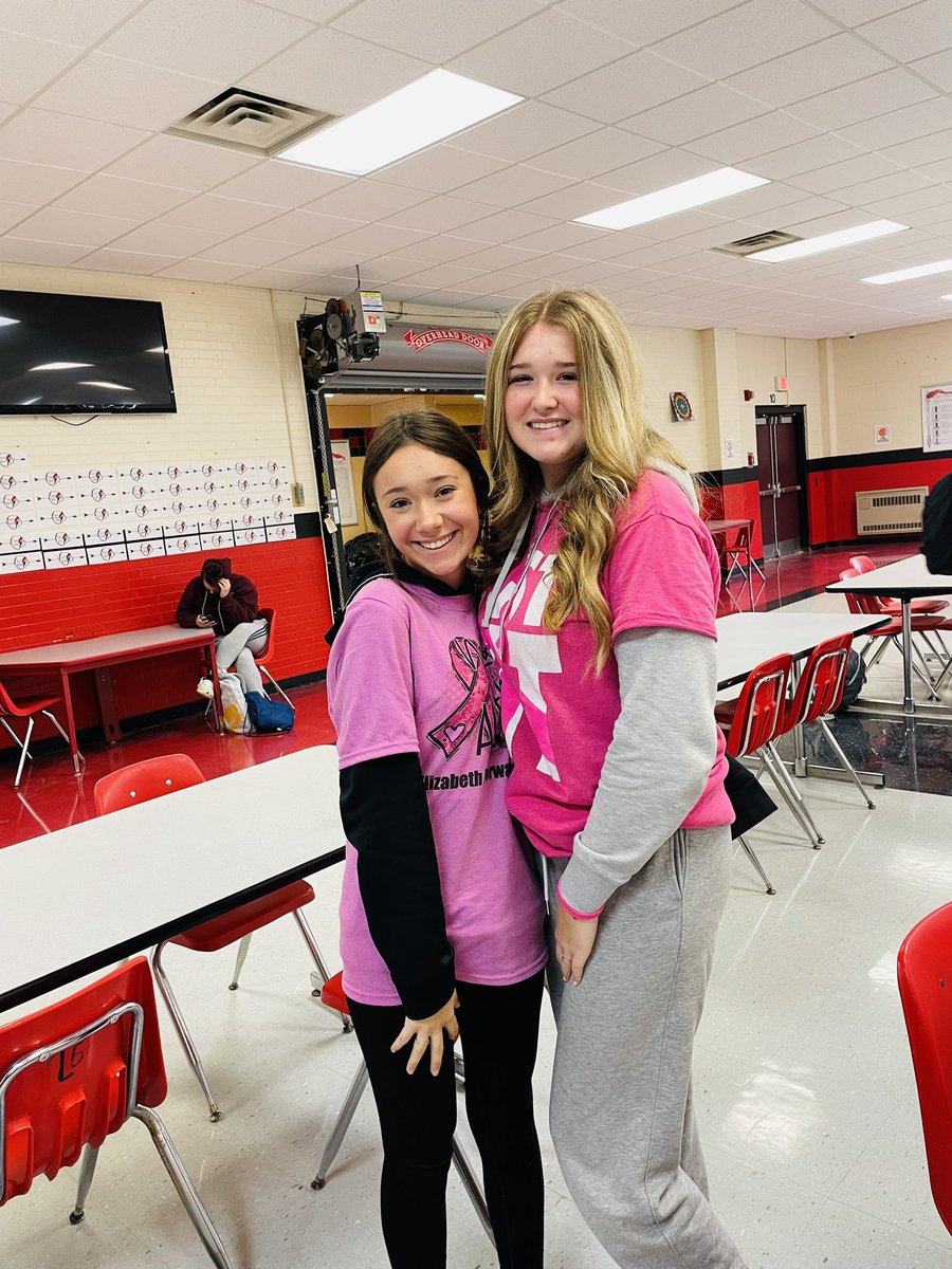 Spirit week! Pink Out! 💕 #BreastCancerAwarenessMonth #EFproud <a href="/EFWarriors/">Elizabeth Forward HS</a>