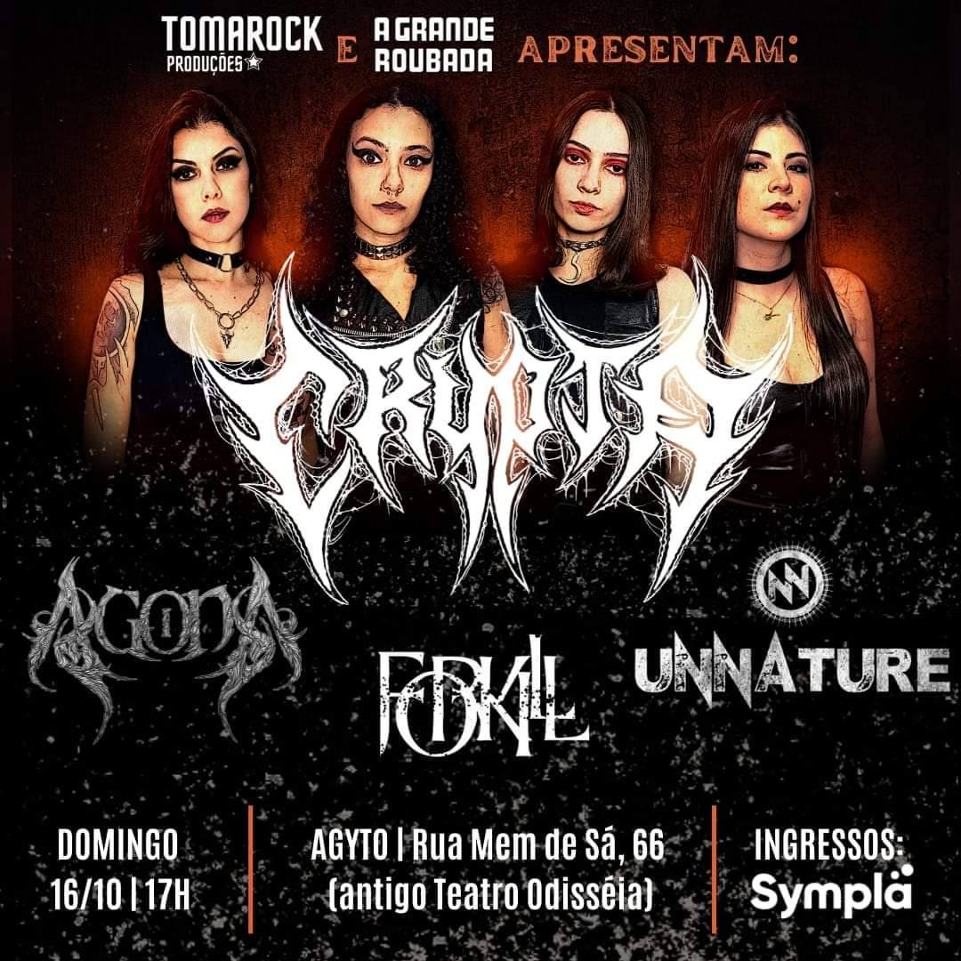 maquinaprofanaf's tweet photo. #MaquinaProfanaFest : Forkill - Show com a Crypta neste domingo no Rio de Janeiro
Inscreva-se No #Blog, Compartilhe. Apoie o #Underground Seu Apoio é Muito #Importante👇🤘🎧
https://t.co/658TsbVzjg
#Forkill #Crypta #Domingo #RioDeJaneiro #DeathMetal #BlackMetal #ThrashMetal https://t.co/yTqMALYi3l