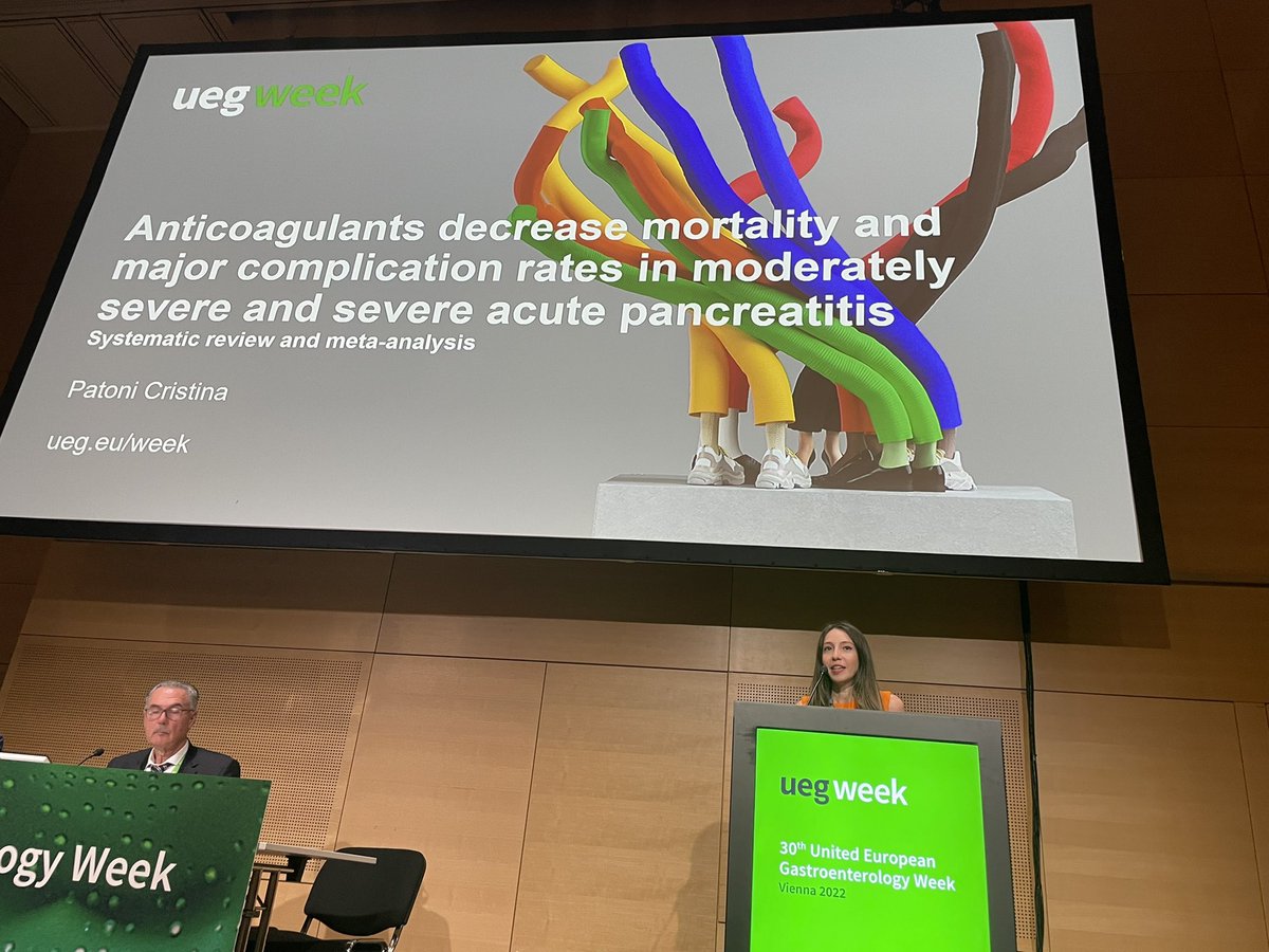 cristina_patoni's tweet photo. 30 years of @my_ueg and my first presentation at #UEGWeek ! 🎀

#grateful #UEGWeek22 #pancreatitis https://t.co/yWPpZswEDp