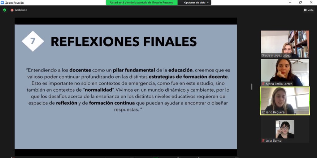 La <a href="/EscuelaEduUdeSA/">Escuela de Educación UdeSA</a> tiene una nueva Licenciada en Ciencias de la Educación!!!! Felicitaciones <a href="/rochireguera/">rosario</a> 🥳🎈