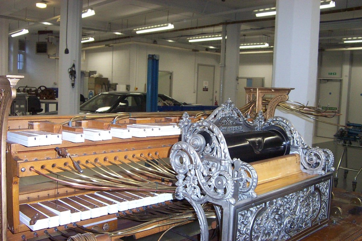 macdonaldorgans's tweet photo. Some pictures of our restoration of the Welte Orchestrion in Kelvingrove Museum. Now being played every Thursday. #Glasgow #Scotland #organbuilders #restorations. https://t.co/Pn2L7yNCLN