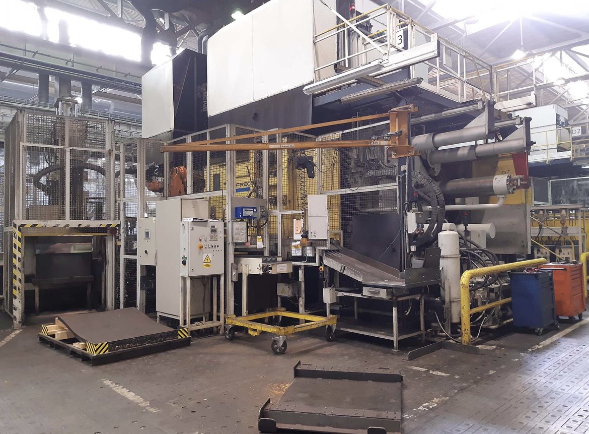 fissmachines's tweet photo. Used Frech GDK 1600-130 OC cold chamber die casting cell free for sale #Frech #castingmachinery #diecasting #aluminiumcasting #usedmachinery 

https://t.co/T3Ng0wrFYY https://t.co/HoPHN2qCyE