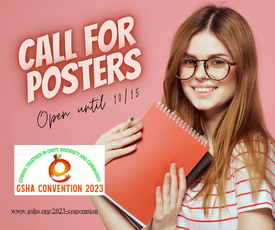 3 DAYS LEFT! Oct 15th is the deadline for papers AND posters. We are looking for presenters in clinical and professional topics including:
✅Business &amp; Leadership Development 
✅Cultural Linguistic Diversity
✅Medical-based Topics
✅School-based Topics 

gsha.org/convention
