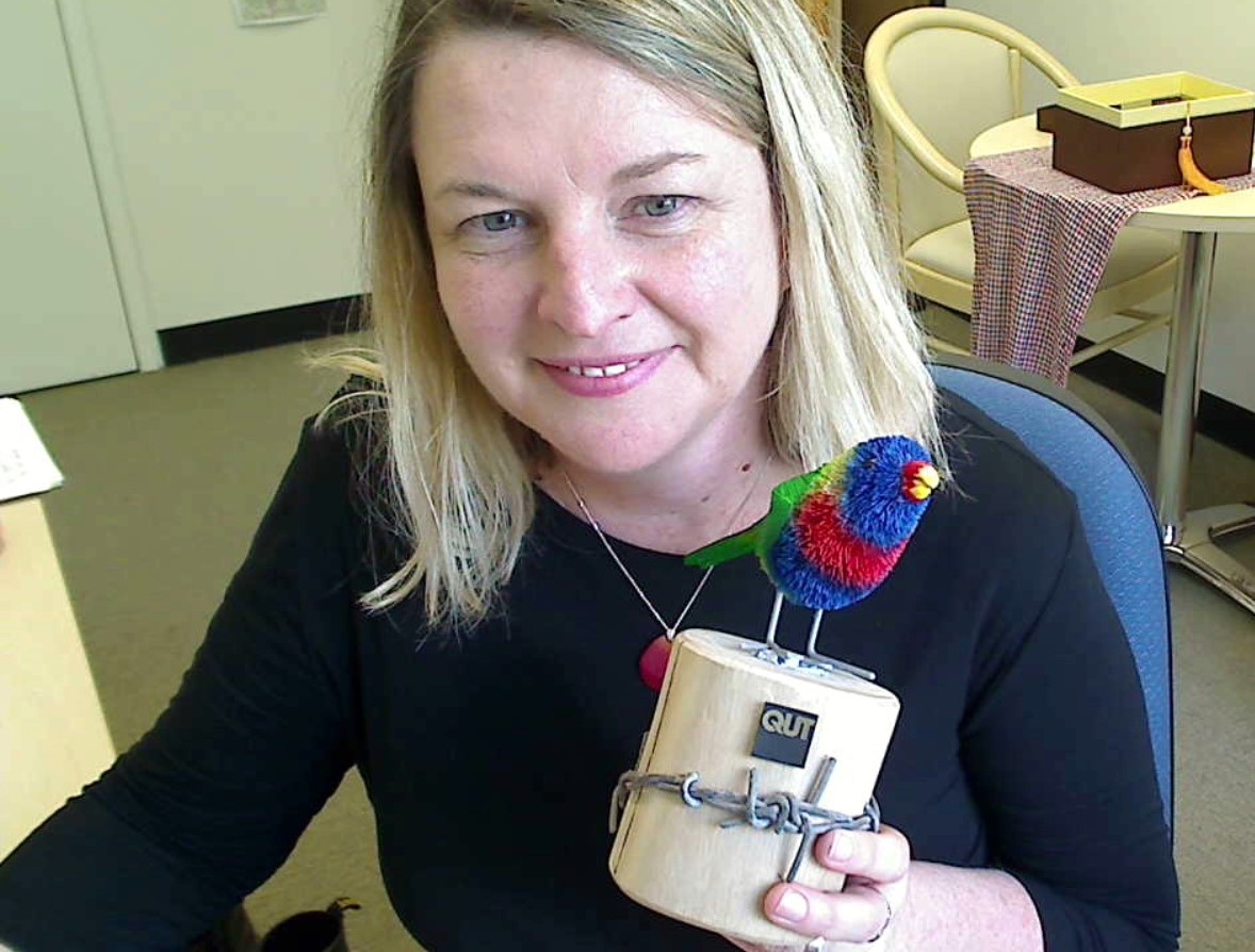 ma_newcomb's tweet photo. In my school we have a wacky tradition of the 'bird award' each month for the best publication. I was fortunate to win the bird this month for my chapter on self care and environmentalism - https://t.co/6Ou2G5uF0p
No rainbow lorikeets were harmed in the marking of this award! https://t.co/7op50jecK5