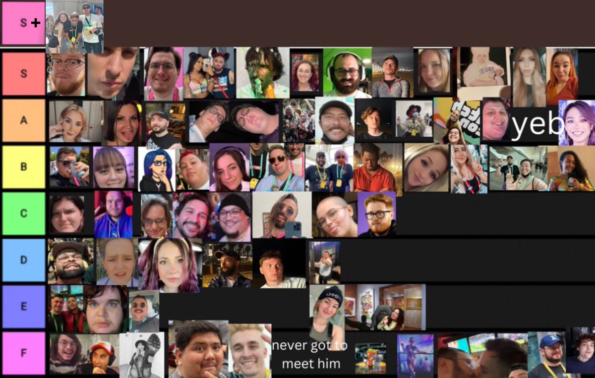 flattycake's tweet photo. @CapriSunnPapi OH EM GEE i’m so honored to be put in the S+ tier by capri 🥰 https://t.co/jFgeDbh9ec