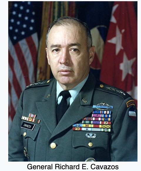 #RichardCavazos was U.S. Army's 1stHispanic four-star general & a Korean War recipient of the DistinguishedServiceCross.He was the 1st Mexican-American to reach rank of brigadier general. In recognition of 33 yrs of military service, FortHood was ordered renamed as Fort Cavazos