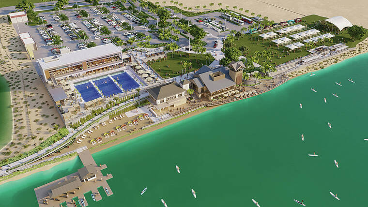 A developer in Hawai'i is constructing a $40m artificial wave pool in Ewa. Once finished, it will be the largest in the world, using 1.7m gallons of potable drinking water during a historic water crisis caused by climate change and the Red Hill fuel crisis.