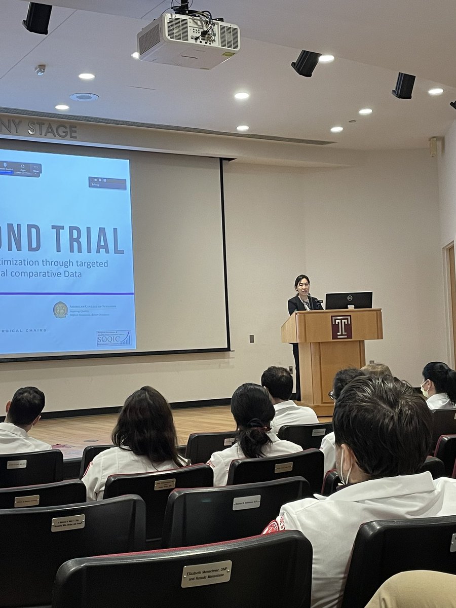 Outstanding grand rounds by @YueyungHu regarding resident burnout and the @The_SECONDTrial! An incredibly detailed and comprehensive look at such a complex topic. Excited to see the results!