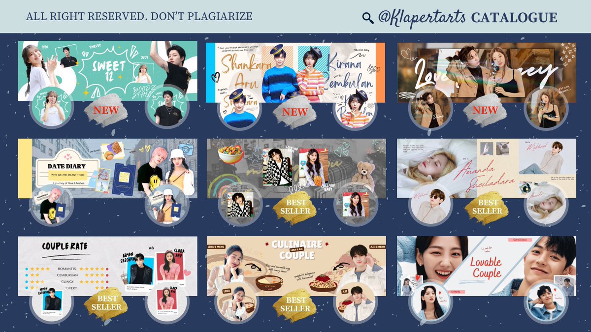 KLAPERTARTS's tweet photo. Help RT! thank you 💕

Ayo jajan layout!

Banyak layout classy, layout coret coret, layout gemes, layout couple dan layout squad
#zonauang #zonajajan #zonaba https://t.co/3QYREqZo3q