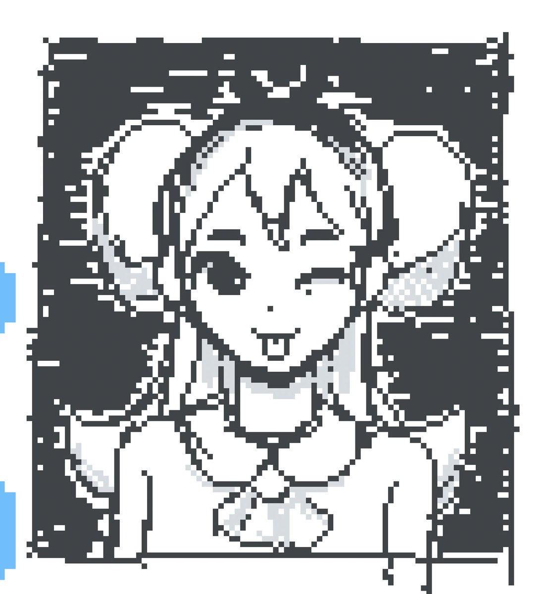 They should name Janny and Himego #WIP #pixelart #ドッド絵 