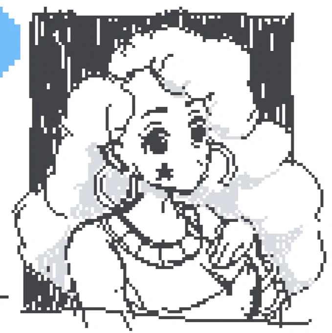 They should name Janny and Himego #WIP #pixelart #ドッド絵 