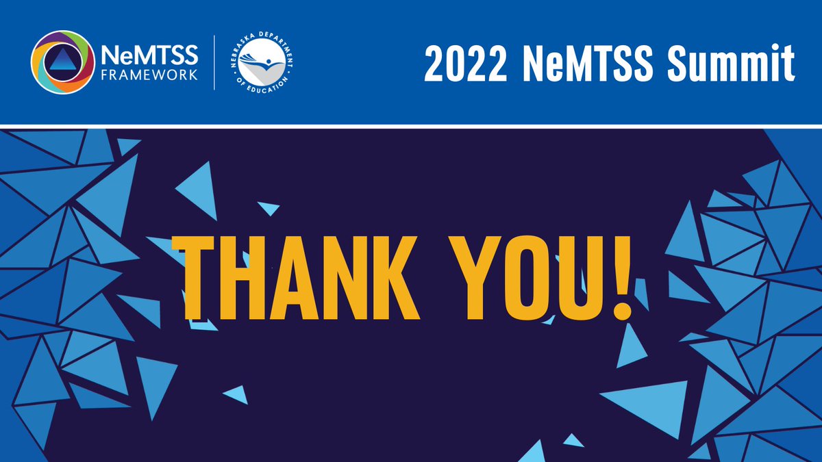 NeMTSS's tweet photo. THANK YOU to our #NeMTSS22 speakers and the 750+ participants who joined us (in person and online) from across the state over the past two days! Videos and slides from most sessions will be available to registrants soon — watch for details in your inboxes. https://t.co/HGwk2FScop https://t.co/hpvzHEqTpu