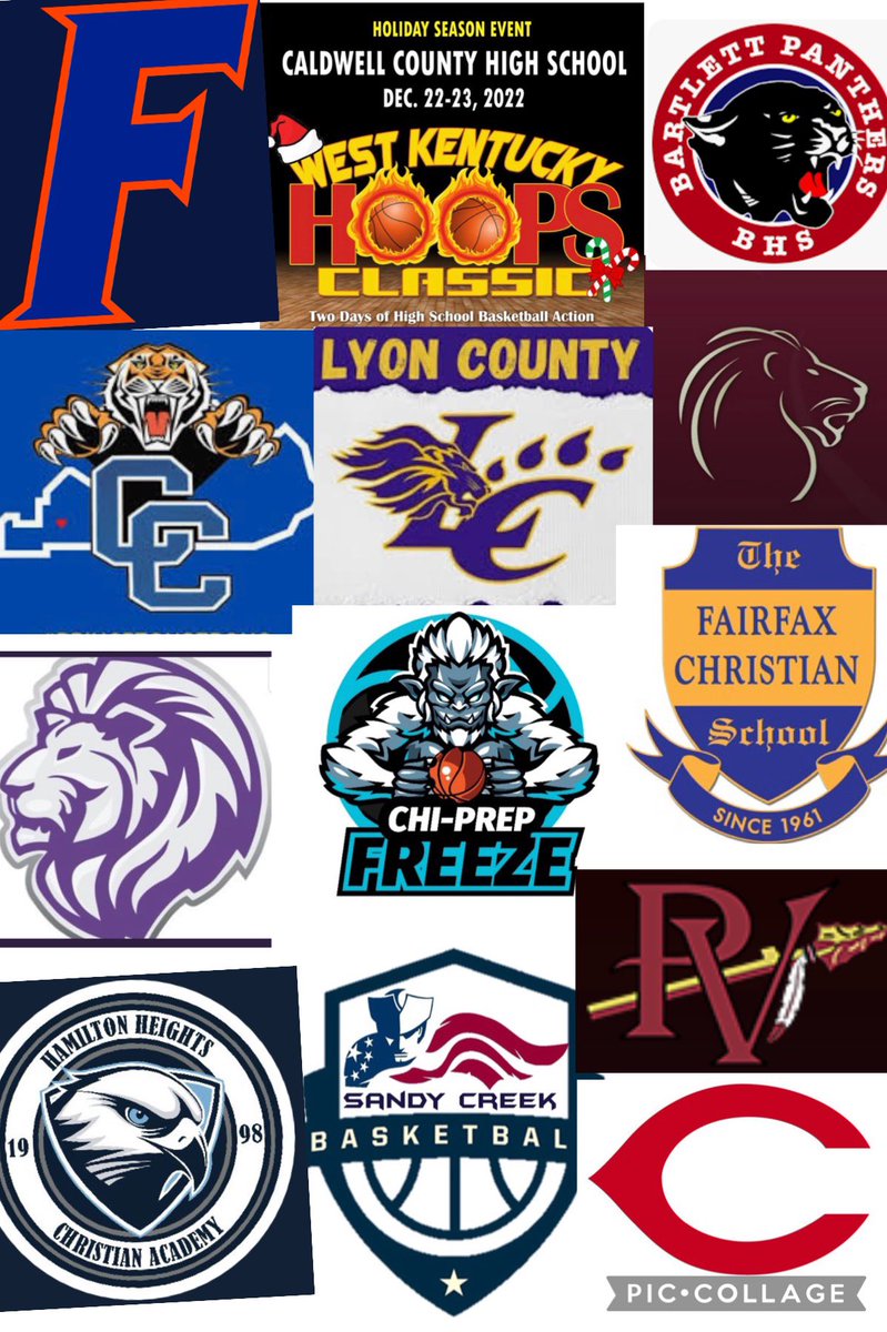 Dec 22/23 all set! Matchups announced soon. Make plans for this event…ITS LOADED with ballers! @PinsonHoops @CaldwellCoAthl1 @lyon_basketball @BiggersvilleBKB @SandyCreekHoops @HHhawksbball @BartlettHoops @wschristian_mbb @hoops_fcs @CountyColonels @ESTLFlyersbball @chi_prep