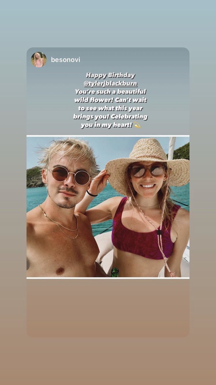  | Tyler Blackburn via Instagram stories |

HAPPY BIRTHDAY TO MY FAVORITE PERSON 